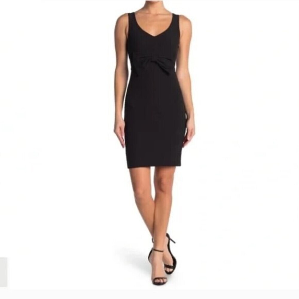 Moschino Couture $535 Bow Front Women's Sleeveless Dress Black Size 44 IT (10US) - Picture 11 of 12